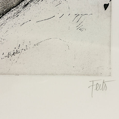 En venta Grabado al Aguafuerte y Punta Seca firmada de Luis Feito, III Tercer Milenio. Siglo XXI. San Juan de la Cruz #1, comprar