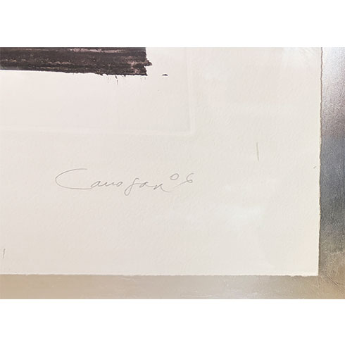 Comprar obra gráfica firmada a mano por Rafael Canogar, Grabado al Aguafuerte Lecho a la venta