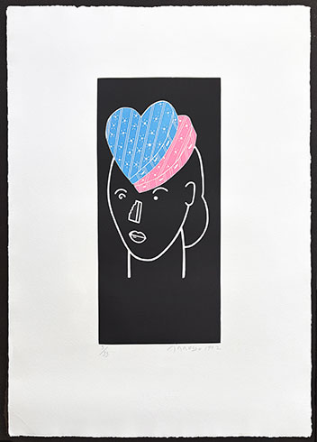 Grabado en venta de Eduardo Arroyo Saint Valentin a la venta