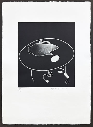 Grabado en venta de Eduardo Arroyo Té para dos a la venta